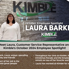 October 2024 Employee Spotlight: Laura Barker, Customer...