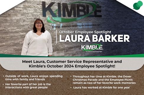 October 2024 Employee Spotlight: Laura Barker, Customer Service...