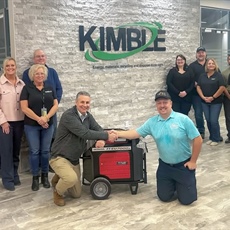 Kimble Donates Generator to Support North Carolina's...